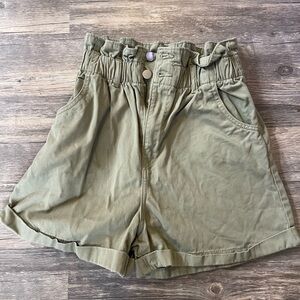 H&M paper bag shorts sz s (6)